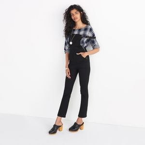 Madewell Black Denim Overalls